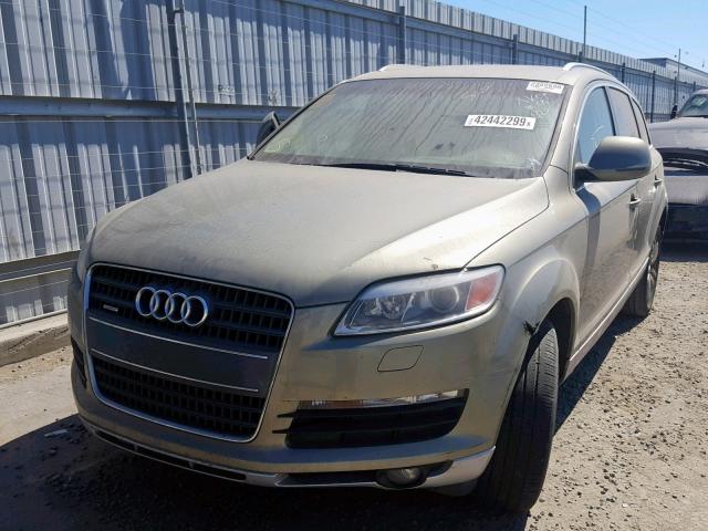 WA1AV94L37D016740 - 2007 AUDI Q7 4.2 QUA GREEN photo 2