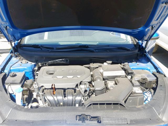 5NPE34AF2KH783142 - 2019 HYUNDAI SONATA LIM BLUE photo 7