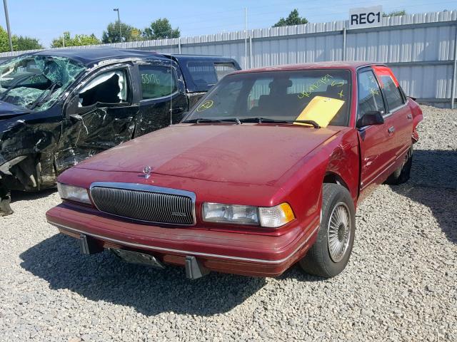 1G4AG55M1T6417780 - 1996 BUICK CENTURY SP BURGUNDY photo 2