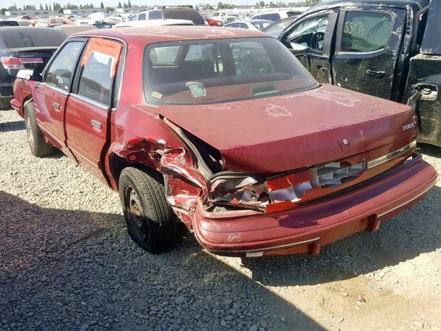 1G4AG55M1T6417780 - 1996 BUICK CENTURY SP BURGUNDY photo 3