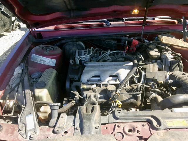 1G4AG55M1T6417780 - 1996 BUICK CENTURY SP BURGUNDY photo 7