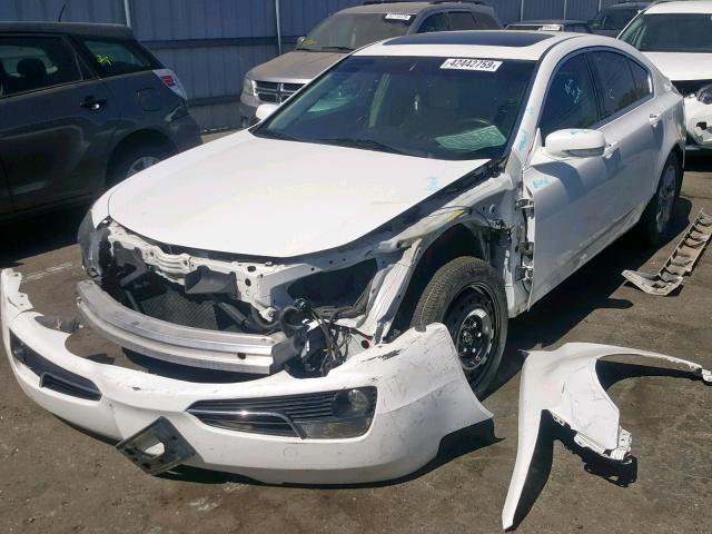 19UUA8F22DA006941 - 2013 ACURA TL WHITE photo 2