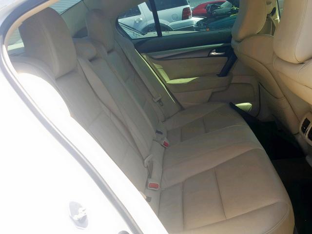 19UUA8F22DA006941 - 2013 ACURA TL WHITE photo 6