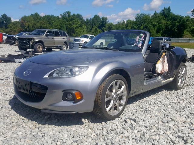 JM1NC2NF1F0238034 - 2015 MAZDA MX-5 MIATA GRAY photo 2