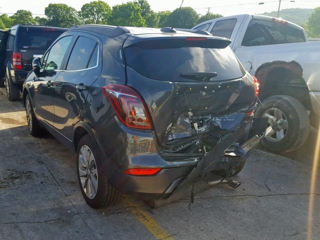 KL4CJASB8HB194396 - 2017 BUICK ENCORE PRE GRAY photo 3