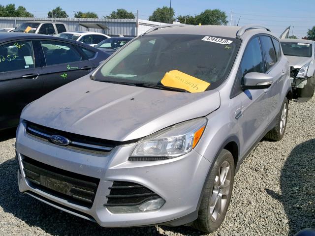 1FMCU0J94GUC91714 - 2016 FORD ESCAPE TIT SILVER photo 2