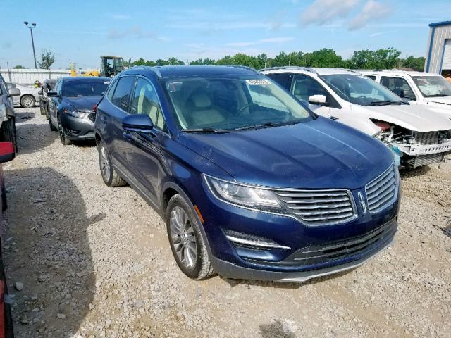 5LMCJ3C92GUJ18875 - 2016 LINCOLN MKC RESERV BLUE photo 1