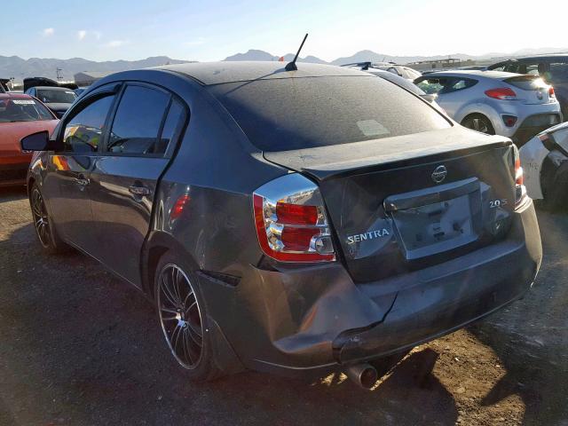 3N1AB61E97L618767 - 2007 NISSAN SENTRA 2.0 GRAY photo 3