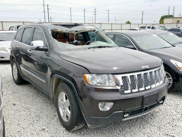 1C4RJFCT7CC232613 - 2012 JEEP GRAND CHER BLACK photo 1