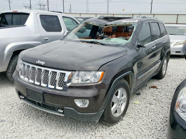 1C4RJFCT7CC232613 - 2012 JEEP GRAND CHER BLACK photo 2