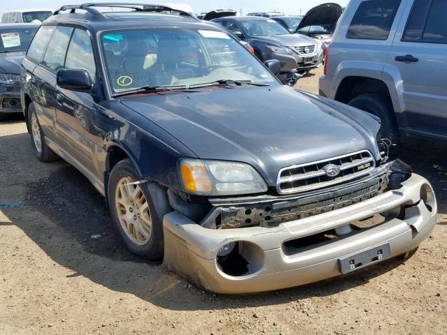 4S3BH806117659797 - 2001 SUBARU LEGACY OUT BLUE photo 1