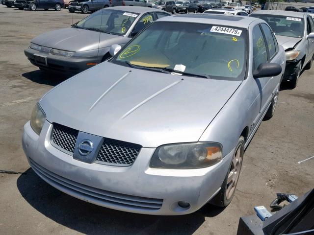 3N1AB51D46L592501 - 2006 NISSAN SENTRA SE- SILVER photo 2