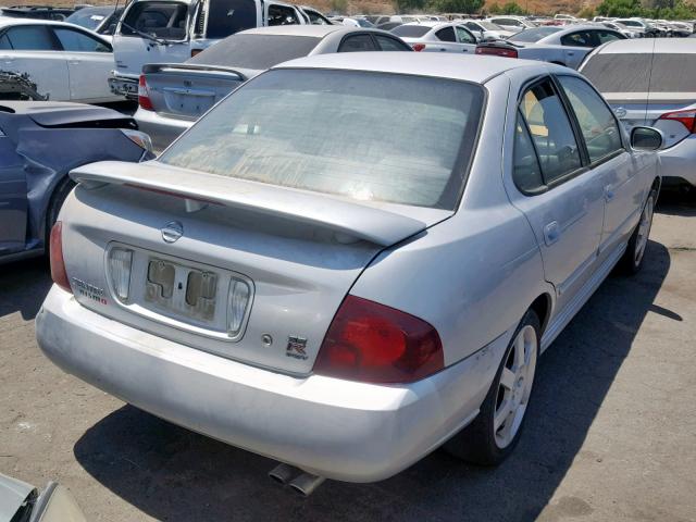 3N1AB51D46L592501 - 2006 NISSAN SENTRA SE- SILVER photo 4