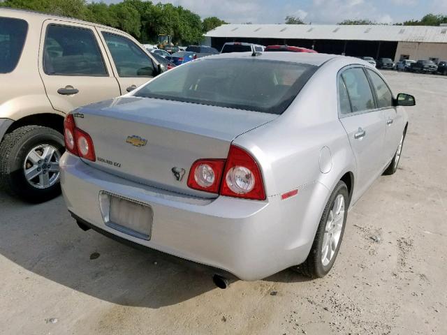1G1ZE5E78AF238553 - 2010 CHEVROLET MALIBU LTZ 银色 照片 4