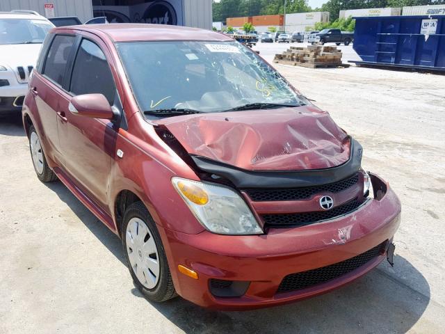 JTKKT624360162211 - 2006 TOYOTA SCION XA MAROON photo 1