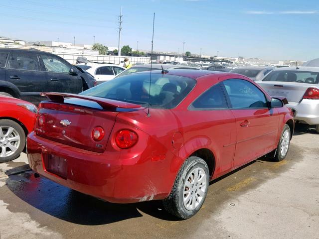 1G1AL18H397209452 - 2009 CHEVROLET COBALT LT BURGUNDY photo 4