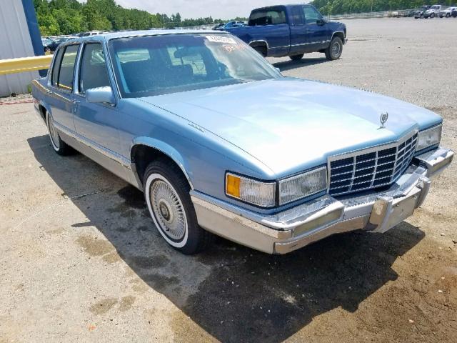 1G6CD53B2P4242841 - 1993 CADILLAC DEVILLE BLUE photo 1