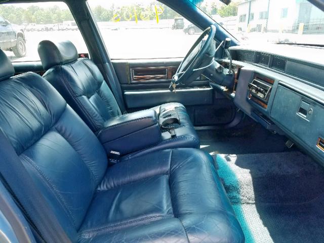 1G6CD53B2P4242841 - 1993 CADILLAC DEVILLE BLUE photo 5