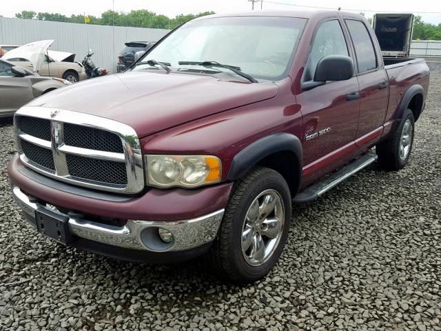 1D7HU18Z23S207021 - 2003 DODGE RAM 1500 S MAROON photo 2