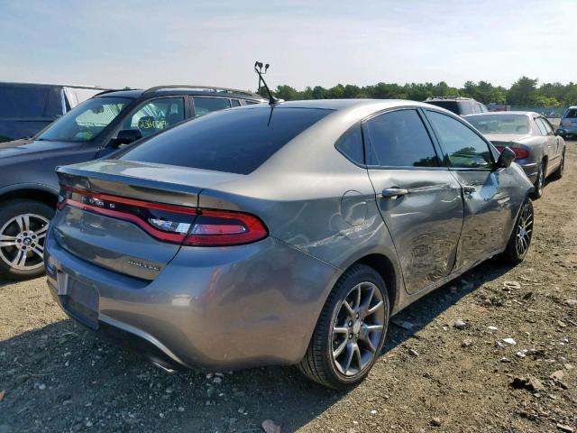 1C3CDFBA1DD295154 - 2013 DODGE DART SXT GRAY photo 4