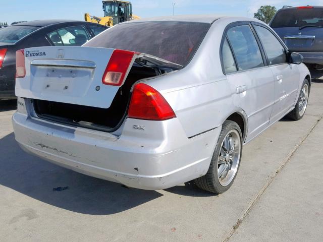 2HGES16251H559914 - 2001 HONDA CIVIC DX SILVER photo 4