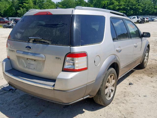 1FMDK02WX8GA44566 - 2008 FORD TAURUS X S SILVER photo 4