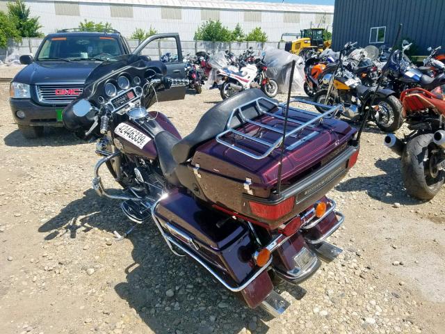 1HD1FCW105Y644559 - 2005 HARLEY-DAVIDSON FLHTCUI BURGUNDY photo 3