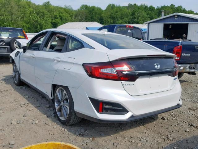 JHMZC5F1XJC019505 - 2018 HONDA CLARITY WHITE photo 3