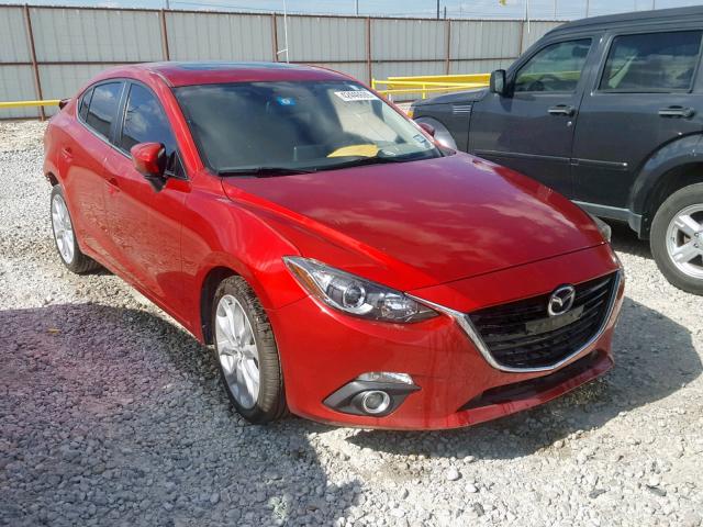 JM1BM1W36G1329858 - 2016 MAZDA 3 TOURING RED photo 1