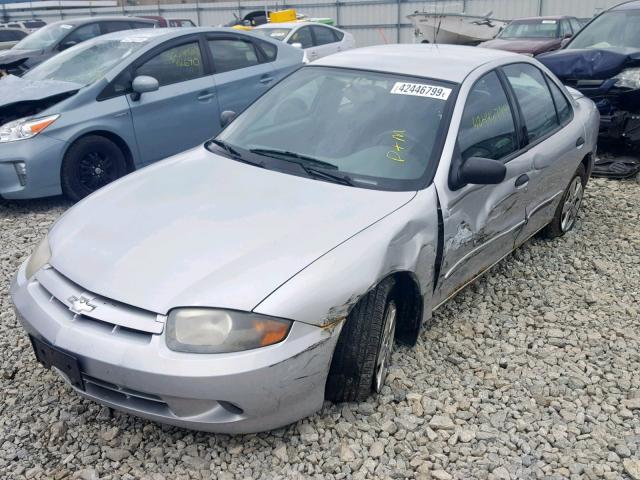 1G1JF54F447313668 - 2004 CHEVROLET CAVALIER L SILVER photo 2