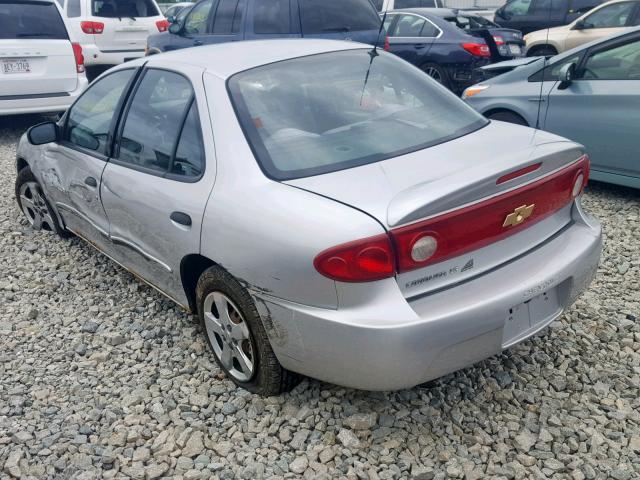 1G1JF54F447313668 - 2004 CHEVROLET CAVALIER L SILVER photo 3