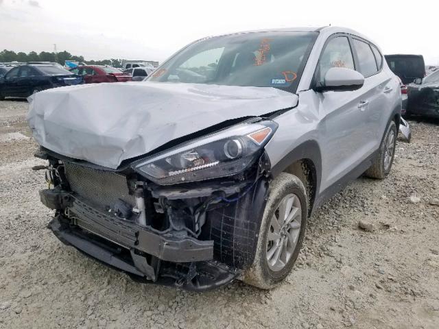 KM8J23A41HU557534 - 2017 HYUNDAI TUCSON SE SILVER photo 2