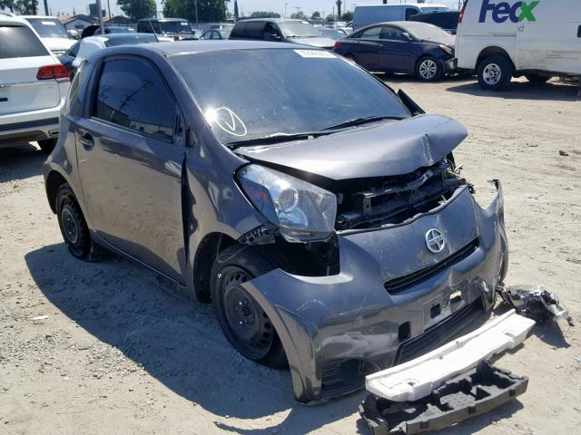 JTNJJXB06CJ014356 - 2012 TOYOTA SCION IQ GRAY photo 1