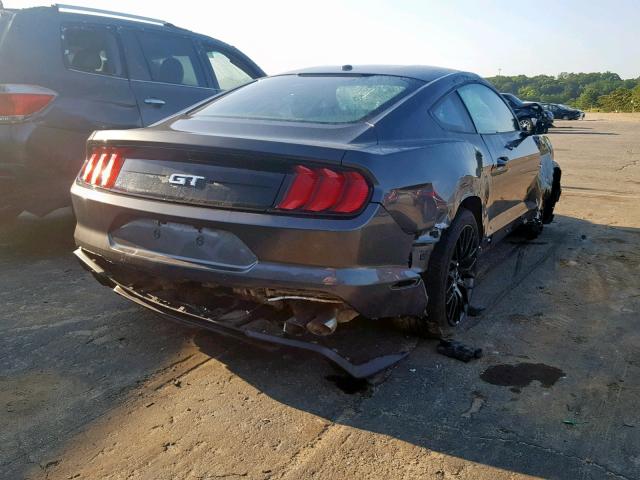 1FA6P8CF7J5137192 - 2018 FORD MUSTANG GT GRAY photo 4