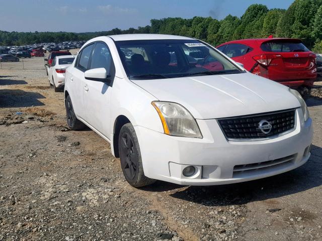 3N1AB61E98L614977 - 2008 NISSAN SENTRA 2.0 WHITE photo 1