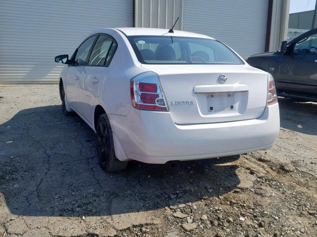 3N1AB61E98L614977 - 2008 NISSAN SENTRA 2.0 WHITE photo 3