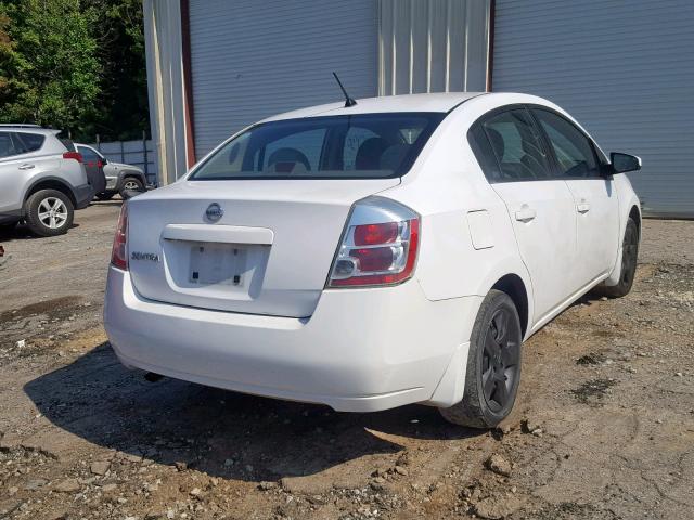 3N1AB61E98L614977 - 2008 NISSAN SENTRA 2.0 WHITE photo 4