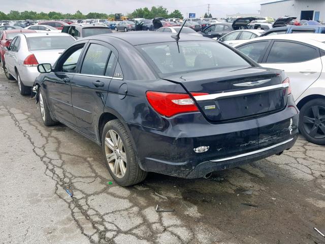 1C3CCBBG7CN225859 - 2012 CHRYSLER 200 TOURIN BLACK photo 3