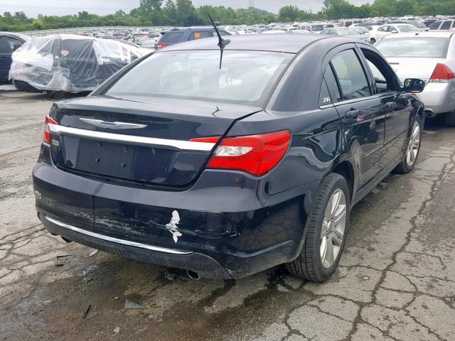 1C3CCBBG7CN225859 - 2012 CHRYSLER 200 TOURIN BLACK photo 4