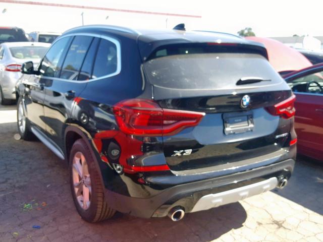 5UXTR7C53KLF34504 - 2019 BMW X3 SDRIVE3 BLACK photo 3