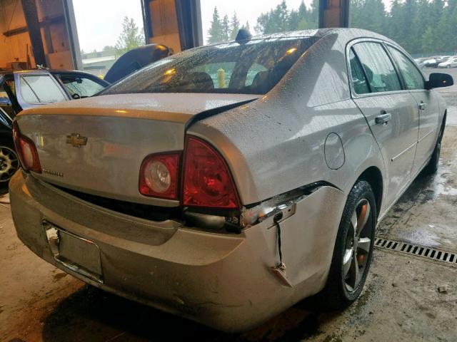 1G1ZC5E07CF386141 - 2012 CHEVROLET MALIBU 1LT 银色 照片 4