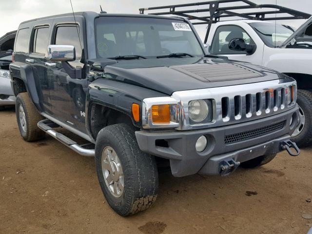 5GTDN13E478213683 - 2007 HUMMER H3 BLACK photo 1