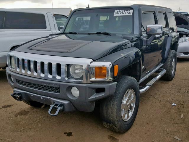 5GTDN13E478213683 - 2007 HUMMER H3 BLACK photo 2