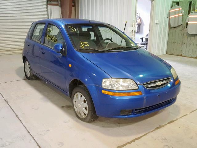 KL1TJ62604B253397 - 2004 CHEVROLET AVEO LS BLUE photo 1