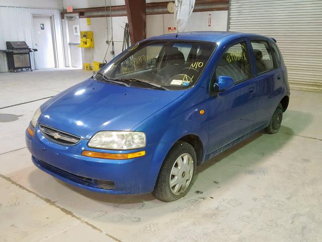 KL1TJ62604B253397 - 2004 CHEVROLET AVEO LS BLUE photo 2