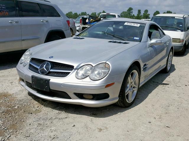 WDBSK75F36F113485 - 2006 MERCEDES-BENZ SL 500 SILVER photo 2