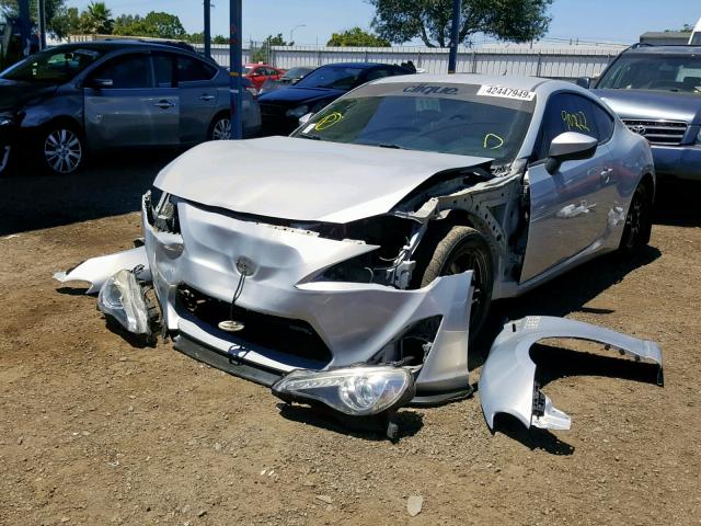 JF1ZNAA19D2730768 - 2013 TOYOTA SCION FR-S GRAY photo 2