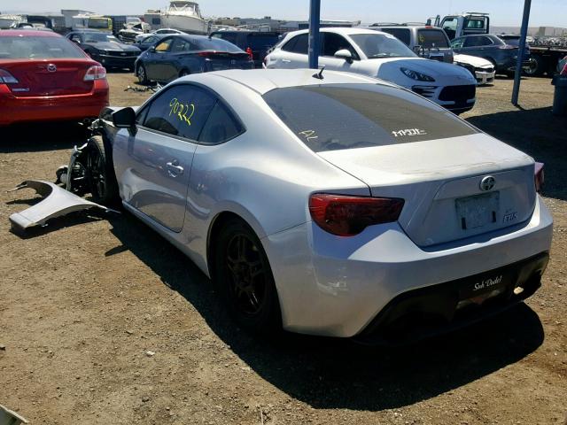 JF1ZNAA19D2730768 - 2013 TOYOTA SCION FR-S GRAY photo 3