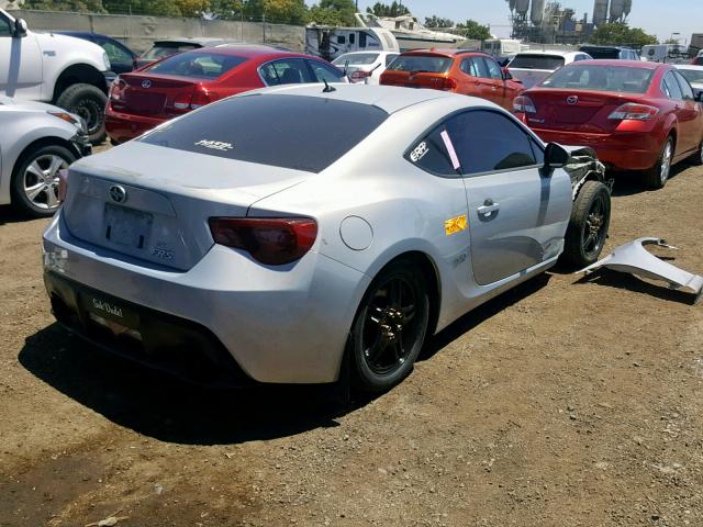 JF1ZNAA19D2730768 - 2013 TOYOTA SCION FR-S GRAY photo 4