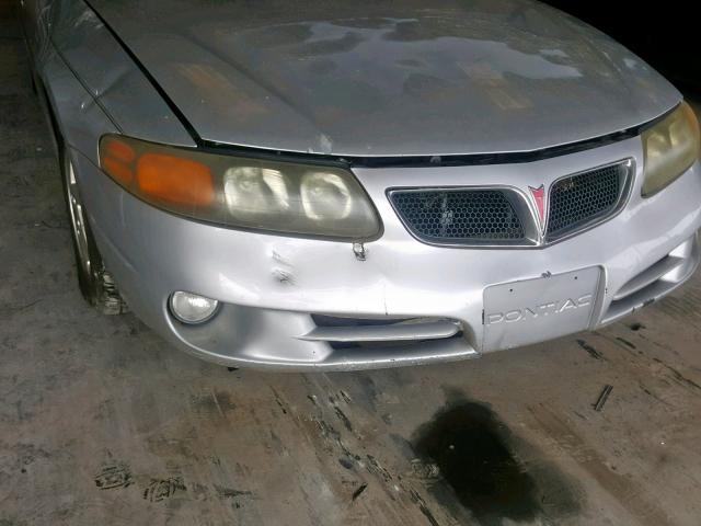 1G2HX52K234183333 - 2003 PONTIAC BONNEVILLE SILVER photo 9